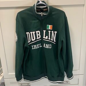 Vintage DUBLIN DESIGNS Zip Mock Neck Zip Jacket/Hoodie Men's M or Women's XL